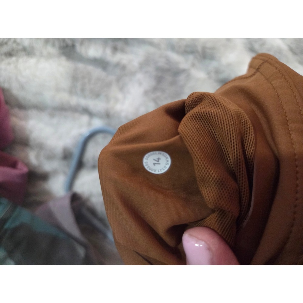 Lululemon Base Pace High Rise Running Tight 25 Brown Copper Nulux Leggings 14 - Picture 3 of 4